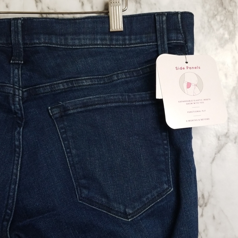 Isabel Maternity Bermuda Short + Side panels - Picture 6 of 7